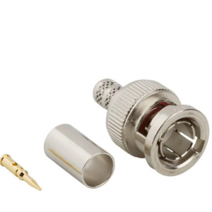 CONECTOR BNC 75 OHM PLUG MINI RG-59 31-71008-MINI RG59 AMPHENOL