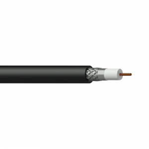 CABLE 75 OHM RG-6 SOLID HANSEN 90% NEGRO HAN-75-RG690 HANSEN