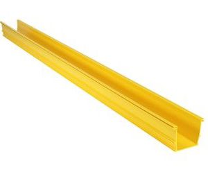 Telect - Canaleta de 6 pies de longitud 4x4 | 6 Foot Solid Channel - Wavetrax 4″ | SKU 027-2000-4001