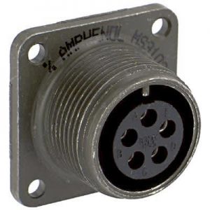 CONECTOR CIRCULAR JACK CHASIS 5 CONTACTOS 14 MS3102E145 AMPHENOL