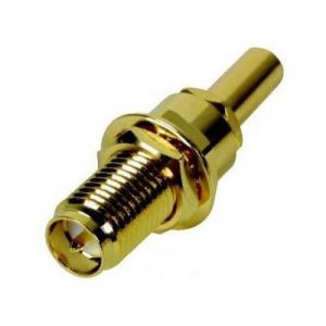 CONECTOR SMA 50 OHM JACK REV POL RG-58 HEADER AMPHENOL