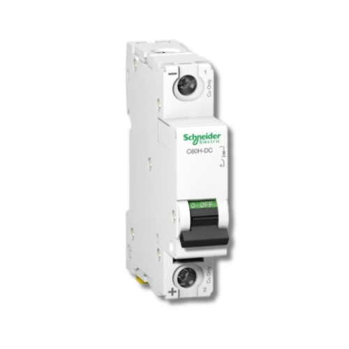 BREAKER 1X10 AMP DC PARA RIEL OMEGA – Schneider Electric (Ref. A9N61508)