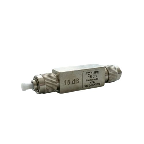 ATENUADOR DE FIBRA ÓPTICA FC 15 DB MONOMODO XDK