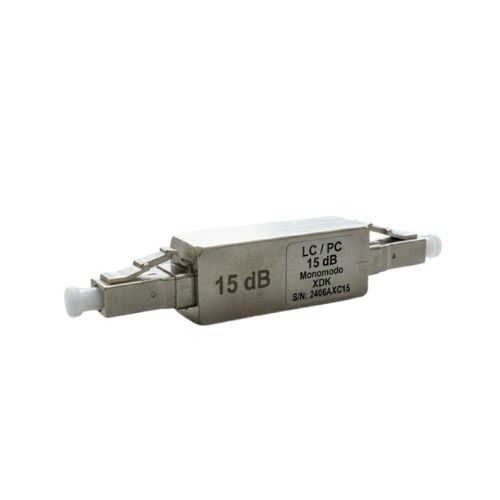 ATENUADOR DE FIBRA ÓPTICA LC/PC 15 DB MONOMODO XDK